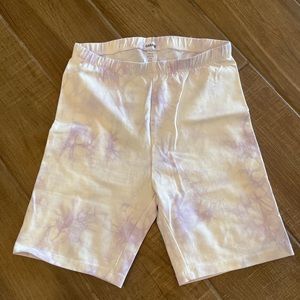 Tie dye bike shorts